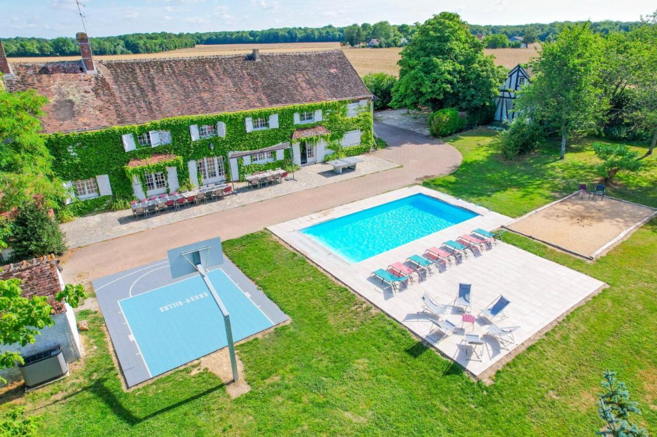 Crazy Villa Etisseaux 45 - Heated Pool - Volley Court - 1H30 Paris - 45P Saint-Maurice-sur-Aveyron Εξωτερικό φωτογραφία