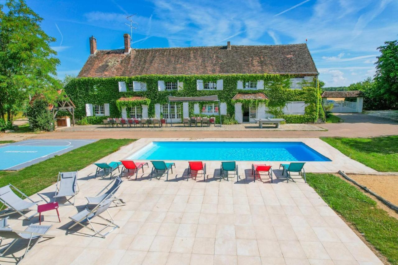 Crazy Villa Etisseaux 45 - Heated Pool - Volley Court - 1H30 Paris - 45P Saint-Maurice-sur-Aveyron Εξωτερικό φωτογραφία