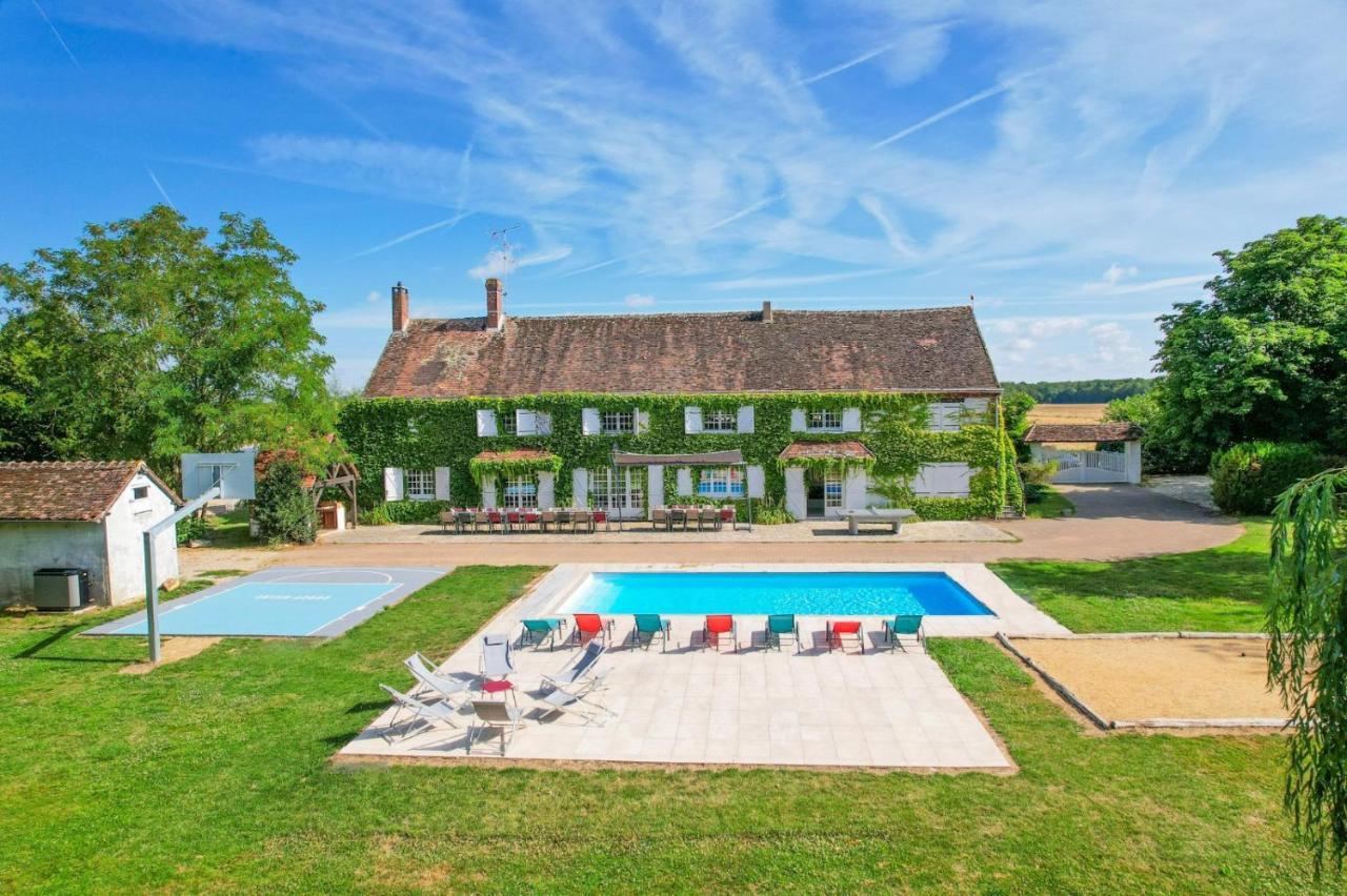 Crazy Villa Etisseaux 45 - Heated Pool - Volley Court - 1H30 Paris - 45P Saint-Maurice-sur-Aveyron Εξωτερικό φωτογραφία